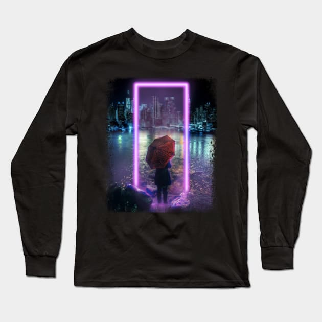 Digital Futures Long Sleeve T-Shirt by Get Rad MERCH!